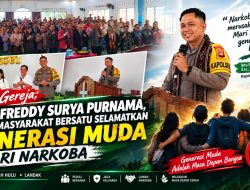Dari Gereja, Iptu Freddy Surya Purnama Ajak Masyarakat Bersatu Selamatkan Generasi Muda dari Narkoba