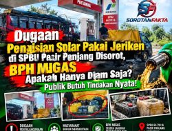 Dugaan Pengisian Solar Pakai Jeriken di SPBU Pasir Panjang Disorot, BPH MIGAS Apakah Hanya Diam Saja? Publik Butuh Tindakan Nyata!